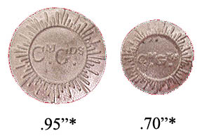 2nd Regt Buttons "Coldstream Guards"